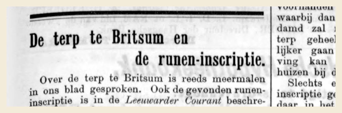 Het bericht zoals het op 28 mei 1906 in de krant stond.